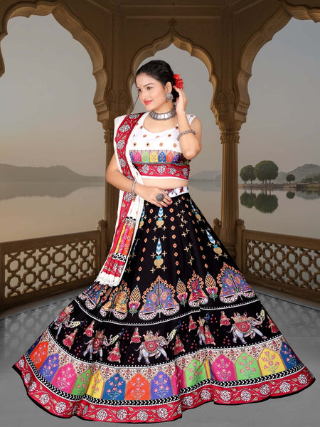 Traditional Kalamkari Print Lehenga Set