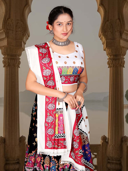 Traditional Kalamkari Print Lehenga Set