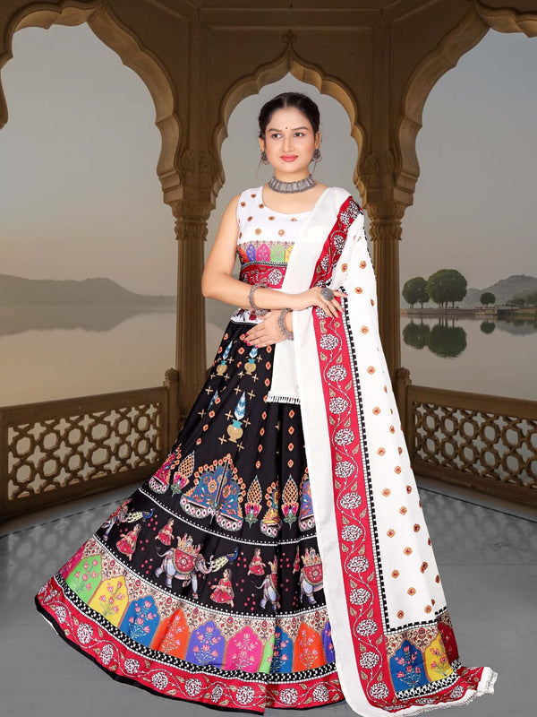 Traditional Kalamkari Print Lehenga Set