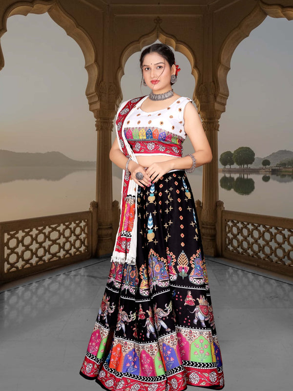 Traditional Kalamkari Print Lehenga Set