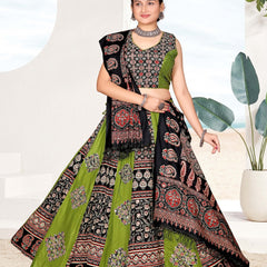 Ajrakh Print Lehenga Choli